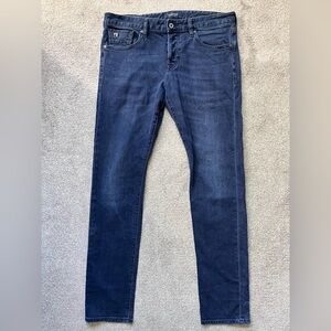 Mens Scotch & Soda Ralston Slim Fit Jeans Size 34x34 Dark Wash Denim